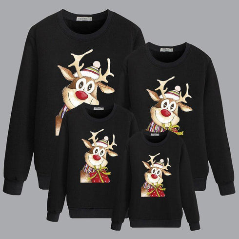 Autumn and winter warm parent-child sweater